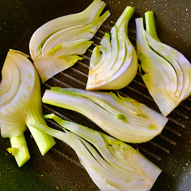 VEGAN MASH WITH GRILLED FENNEL & MUSTARD SAUCE