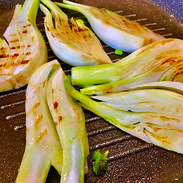 VEGAN MASH WITH GRILLED FENNEL & MUSTARD SAUCE