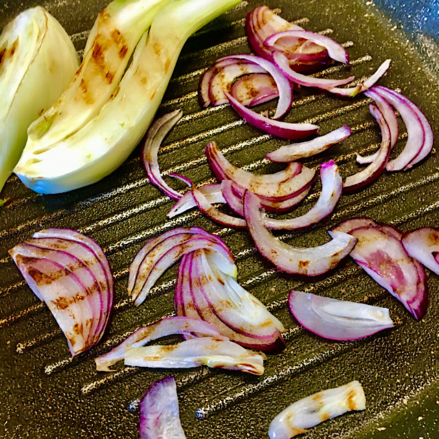 VEGAN MASH WITH GRILLED FENNEL & MUSTARD SAUCE